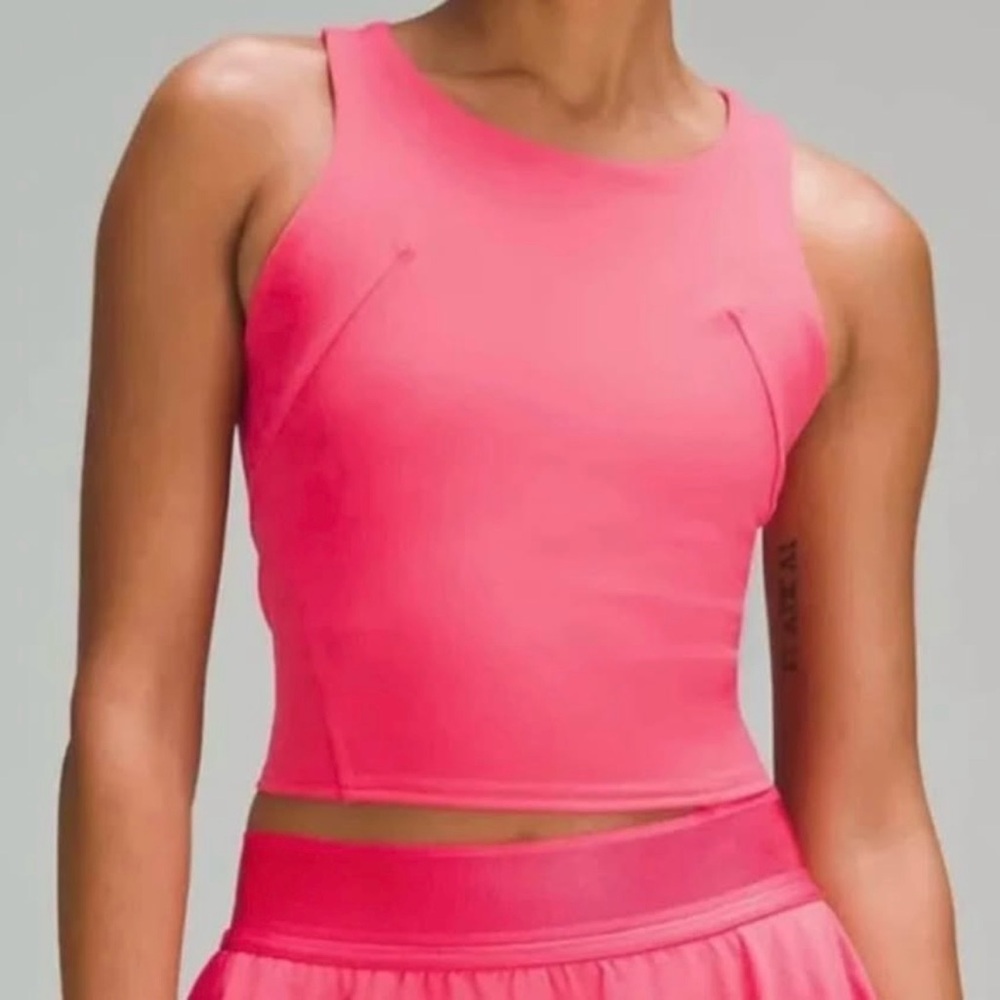 Lululemon Athletica Vibrant Pink Tank Top